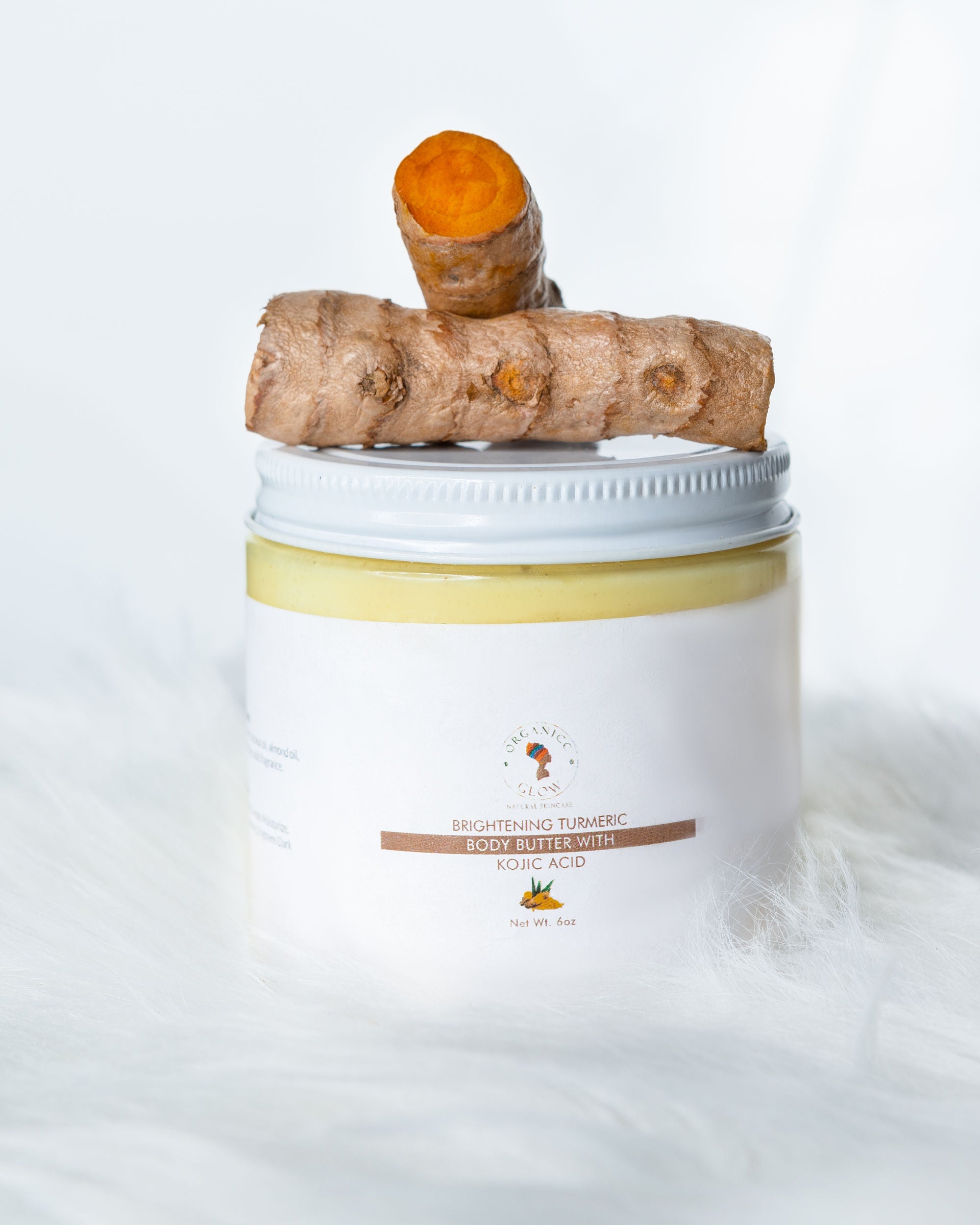 Brightening Turmeric Body Butter with Kojic Acid